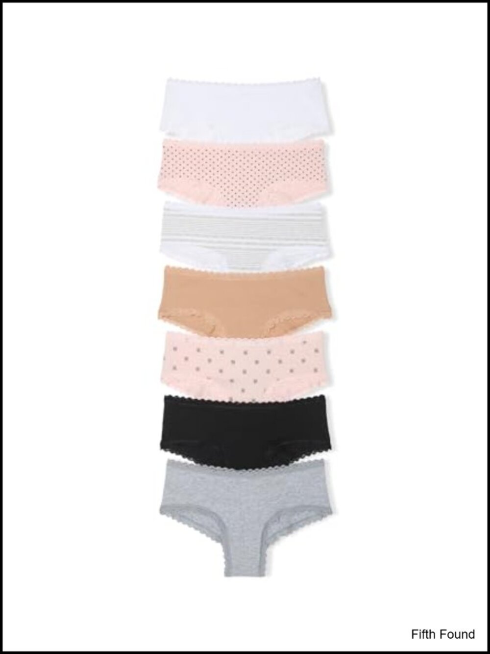 Cheeky lace & cotton underwear pack